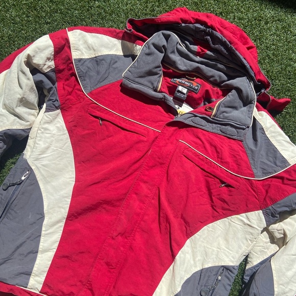 VTG 90’s Obermeyer Mens Red Winter Jacket - Picture 4 of 5
